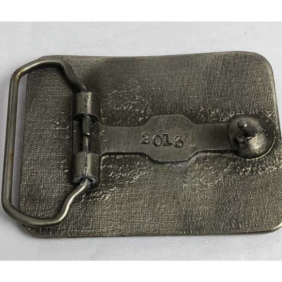 Loyal Order of Moose PAP Belt Buckle Cast Metal Epoxy Front 2013 Never Used - Picture 3 of 5